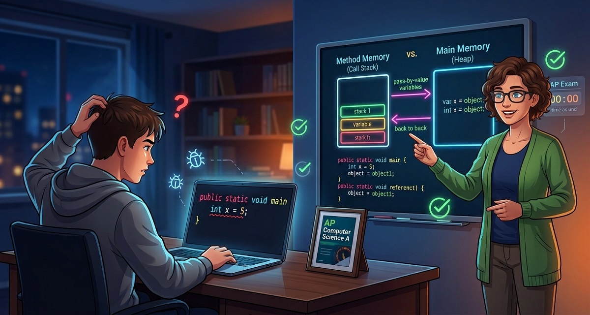 Java Object Equality Explained: == vs .equals() in AP Computer Science A (Complete Guide with Examples)