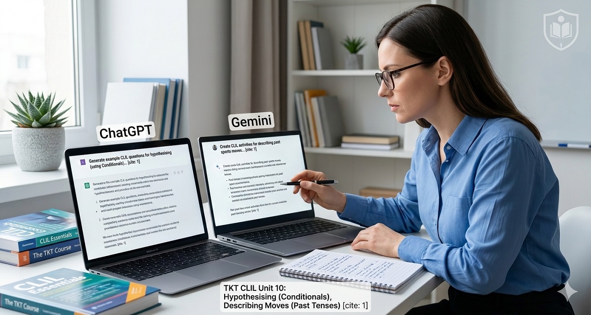 TKT CLIL Unit 10 Explained: Comparing ChatGPT vs Gemini for CLIL Exam Preparation